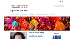 Desktop Screenshot of equalityforwomen.org