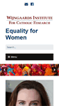 Mobile Screenshot of equalityforwomen.org
